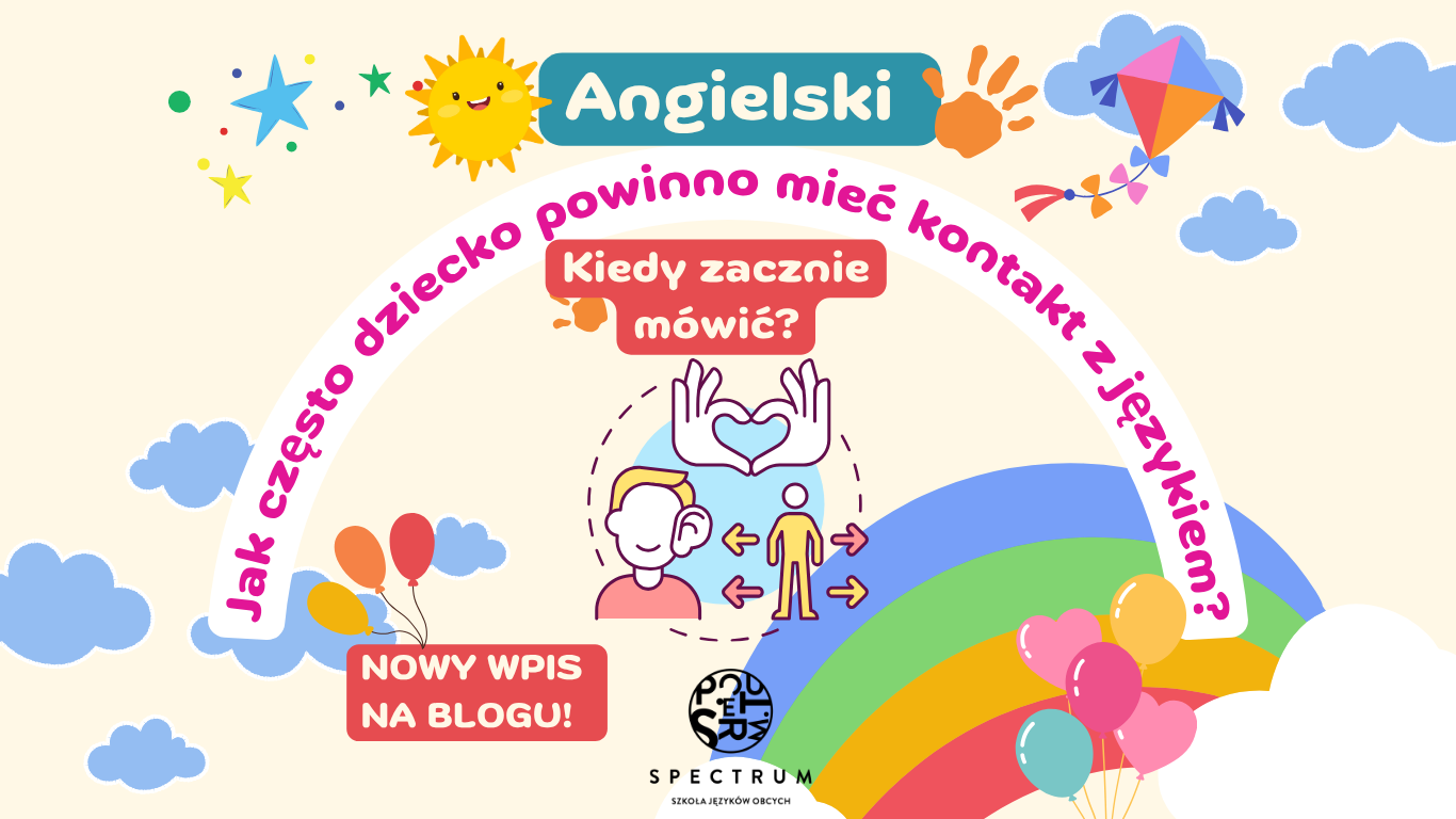 kontakt dziecka z językiem angielskim